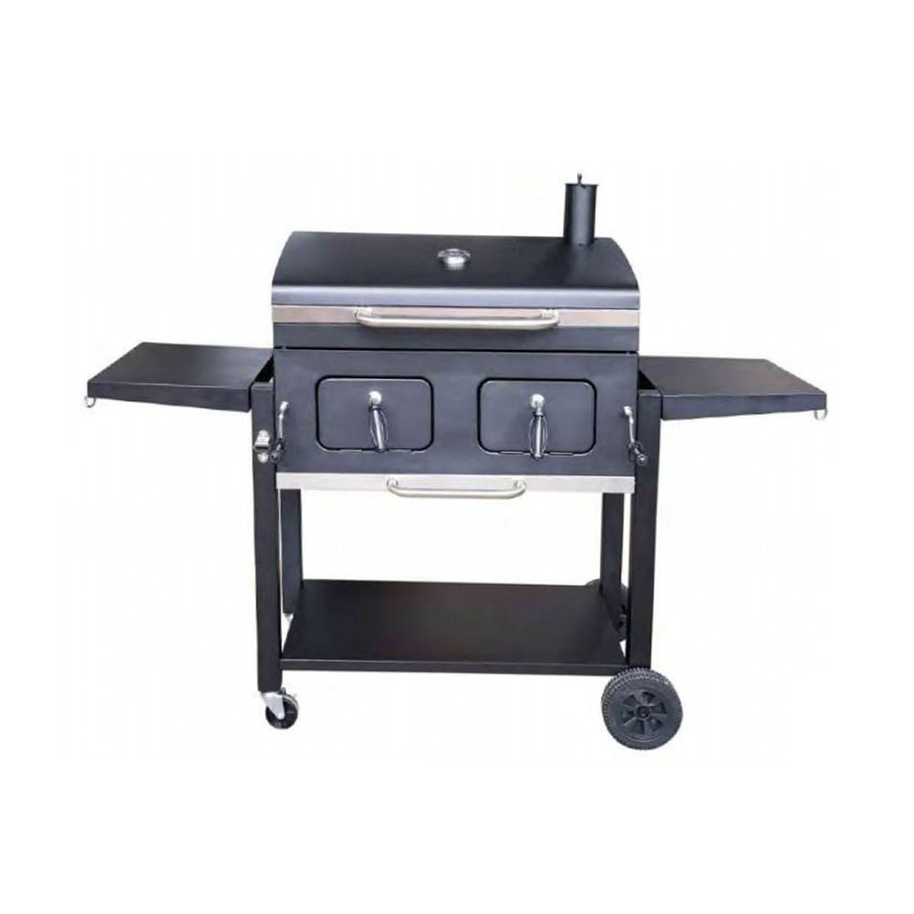 双温区手摇升降式炭烤炉