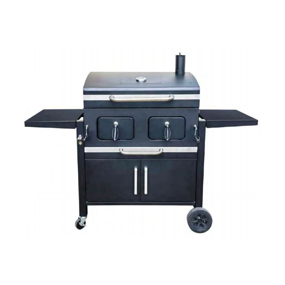 双温区手摇升降式炭烤炉