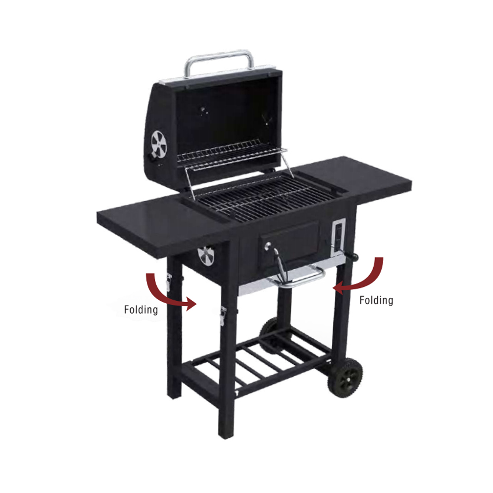 手推式可折叠炭炉
